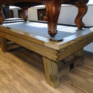 8' Plank & Hide Isaac Pool Table (used)